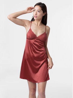 Dorina Dorina Camicia da notte Abelia FXDS0003LA10 Rosso