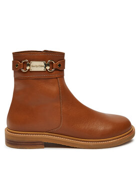 See By Chloé Škornji See By Chloé Signature SB43034A Rjava