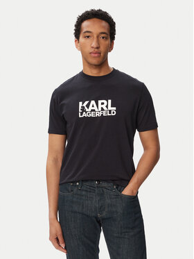 KARL LAGERFELD KARL LAGERFELD Camiseta 755780 563235 Azul marino Regular Fit