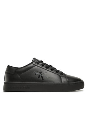 Calvin Klein Jeans Zapatillas Calvin Klein Jeans Classic Cupsole Laceup Low Lth YM0YM00491 Negro
