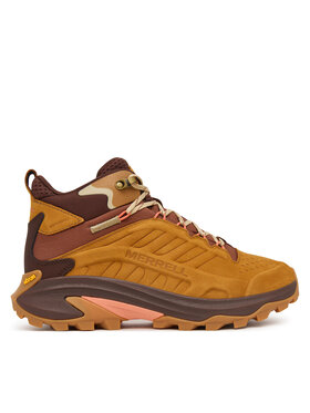 Merrell Sneakersy Merrell Moab Speed 2 Leather Mid J00005332 Brązowy