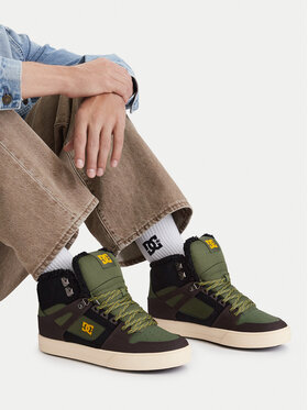 DC Shoes Sportcipők DC Shoes EO-PURE HIGH TOP WC WNT DC01802211 Sötétzöld