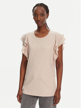 Liu Jo Sport Liu Jo Sport Blusa TA5178 J5904 Beige Regular Fit