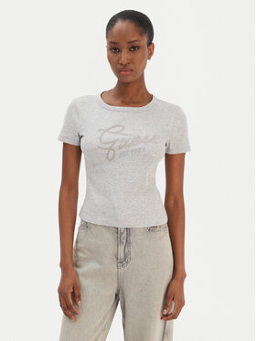 Guess Guess Футболка W6RI22 KA0H1 Сірий Slim Fit