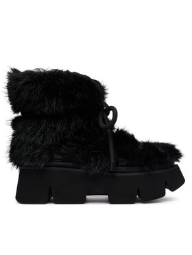United Nude Śniegowce United Nude Stomper Fur Boot 1104801120 Czarny