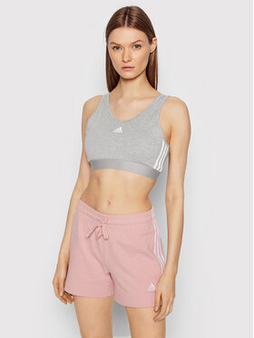 adidas adidas Бюстгальтер-топ Essentials GS1357 Сірий