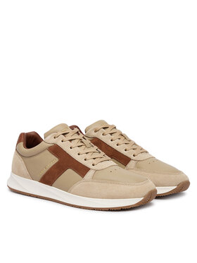 Tommy Hilfiger Tenisice Tommy Hilfiger Elevated Hilfiger Mix Runner FM0FM06084 Bež