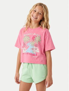 Roxy Roxy Camiseta Daisy Season ERGZT04138 Rosa Regular Fit