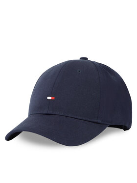 Tommy Hilfiger Καπέλο Jockey Tommy Hilfiger Small Flag Cap AU0AU01528 Σκούρο μπλε