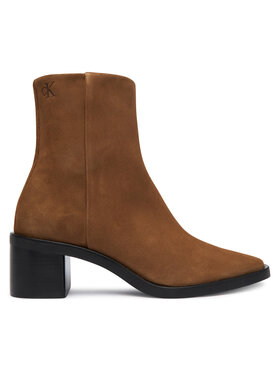 Calvin Klein Īsie zābaki Calvin Klein HW0HW02592 Brūns