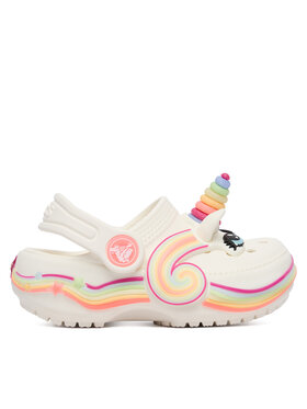 Crocs Шльопанці Crocs Toddler Crocs Iam Unicorn Lights Classic Clog 212508 Білий