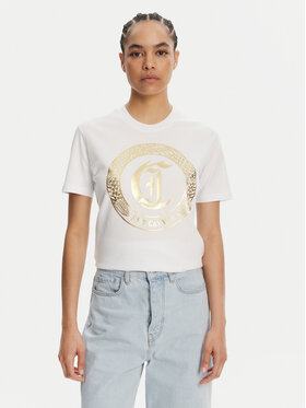 Just Cavalli Just Cavalli Футболка 78PAHT01 Білий Regular Fit