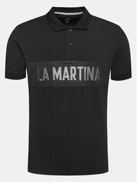 La Martina La Martina Поло YMP310 JS324 Чорний Regular Fit