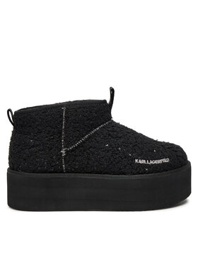 KARL LAGERFELD Polokozačky KARL LAGERFELD KL48522W Černá