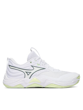Mizuno Čevlji za športe v zaprtih prostorih Mizuno Wave Momentum Elite V1GC2512 Bela