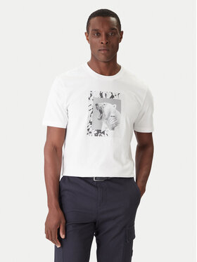 BOSS BOSS Camiseta Lupo 50554615 Blanco Regular Fit