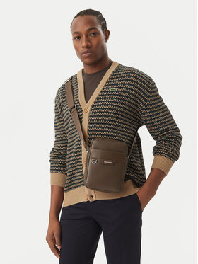 Lacoste Мъжка чантичка Lacoste NH5047OI Кафяв