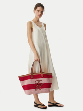 Tommy Hilfiger Torebka Tommy Hilfiger Th Nautical Tote Crochet Str AW0AW18816 Kolorowy