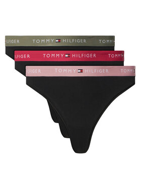 Tommy Hilfiger Tommy Hilfiger Conjunto de tangas UW0UW05530 Negro