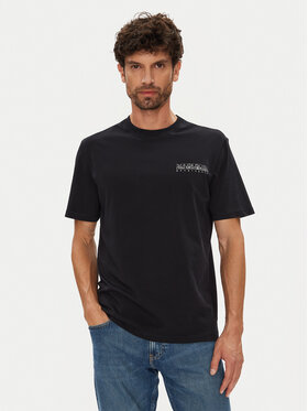 Napapijri Napapijri Camiseta S-Turrach NP0A893U Negro Regular Fit