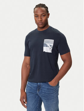 BOSS BOSS Camiseta Te_Container 50546920 Azul marino Regular Fit