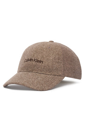 Calvin Klein Cappellino Calvin Klein Embroidered Titlecase Logo Felt LV04D5131G Marrone