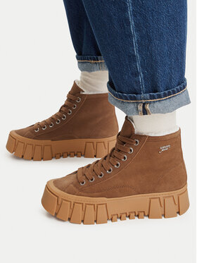 Tommy Jeans Šnurovacia obuv Tommy Jeans Tjw Platform Sneaker Mc Wl EN0EN03134 Hnedá