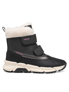 Geox Μπότες Χιονιού Geox J Flexyper Plus Girl B Abx J66NGA 0MECE C9999 M Μαύρο