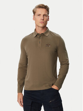 Aeronautica Militare Aeronautica Militare Polo 262PO1947UJ00703 Verde oscuro Regular Fit