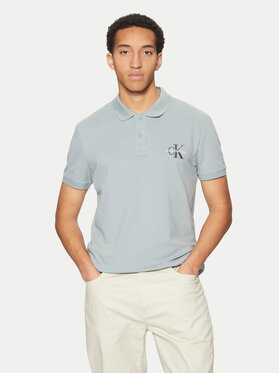 Calvin Klein Jeans Calvin Klein Jeans Poloshirt Monologo J30J325664 Blau Regular Fit