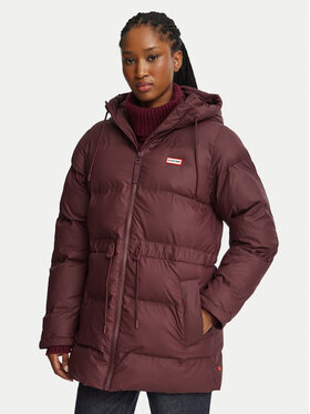 Hunter Hunter Télikabát HARW0002252 Bordó Regular Fit