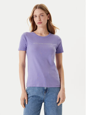 United Colors Of Benetton United Colors Of Benetton Футболка 3GA2E16A2 Фіолетовий Regular Fit