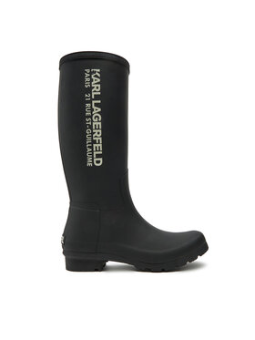 KARL LAGERFELD Gumáky KARL LAGERFELD KL47085 Čierna