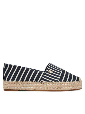 Tommy Hilfiger Espadrilles Tommy Hilfiger Th Platform Espadrille Stripes FW0FW09143 Dunkelblau