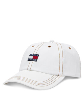 Tommy Jeans Czapka z daszkiem Tommy Jeans Heritage AW0AW17572 Kremowy