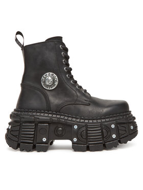 NEW ROCK Kotníková obuv NEW ROCK M-OVERZTANK001-C1 Černá