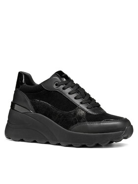 Geox Snīkeri Geox D Spherica Ec13 D65WAB 2285 C9999 Melns