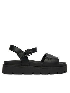 Calvin Klein Sandále Calvin Klein Velcro Sandal V3A2-83255-0326 Čierna