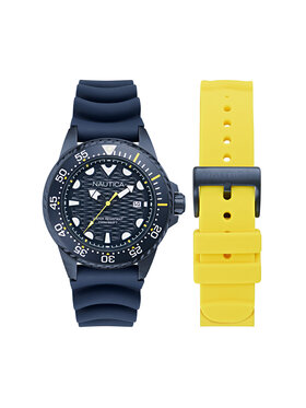 Nautica Hodinky Nautica Sporty SET NAPSDS506 Tmavomodrá