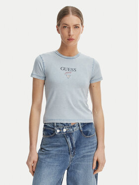 Guess Jeans Guess Jeans Camiseta W6GIA6 KCTL1 Azul Slim Fit
