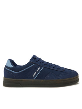 Tommy Jeans Sneakersy Tommy Jeans The Greenwich Suede EN0EN02696 Tmavomodrá