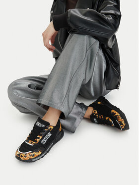 Versace Jeans Couture Снікерcи Versace Jeans Couture 80VA3SA3 ZSD98 Чорний