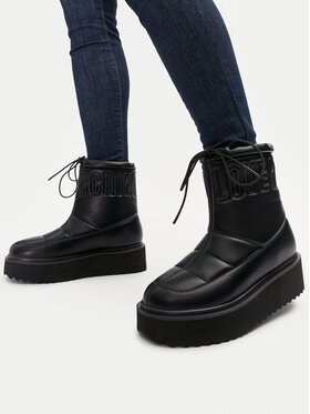 LOVE MOSCHINO Botine LOVE MOSCHINO JA24266I0LIE0000 Negru