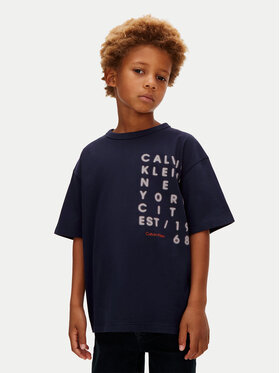 Calvin Klein Jeans Calvin Klein Jeans Camiseta LVCKSJA02B Azul marino Relaxed Fit