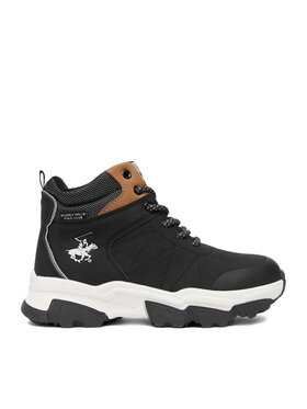 Beverly Hills Polo Club Šnurovacia obuv Beverly Hills Polo Club CEO-AVO-3299-002B Čierna