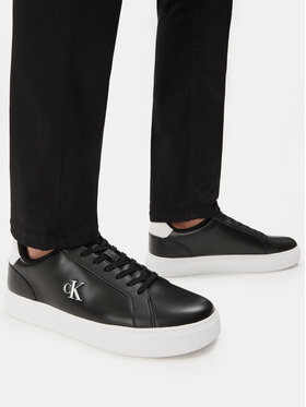 Calvin Klein Sneakers Calvin Klein Classic Cupsole Laceup Lth YM0YM01435 Negru