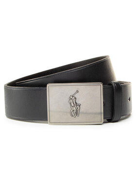 Polo Ralph Lauren Чоловічий ремінь Polo Ralph Lauren 36mm Pp Plaque Belt 405691693001 Чорний