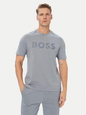 BOSS BOSS Camiseta Structure Logo 50566883 Gris Regular Fit
