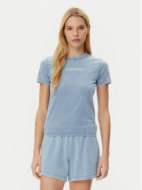 Guess Jeans Guess Jeans Футболка W5GI41 KCTL1 Голубий Regular Fit