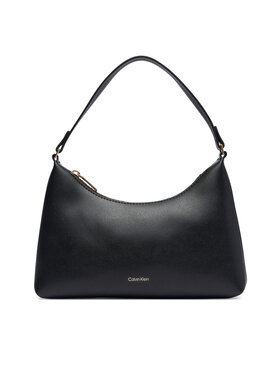 Calvin Klein Torebka Calvin Klein Foil Logo Small Shoulder Bag LV04F3890G Czarny